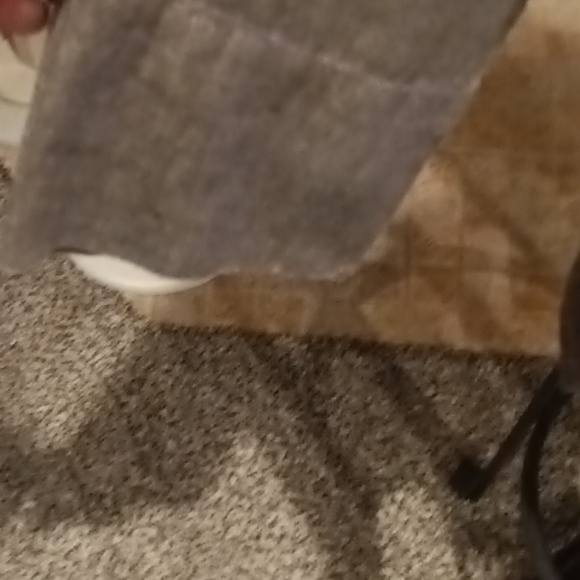 FINAL PRICE FLAX 100% linen l/s v-neck buttoned down blouse w side slits M - Picture 6 of 16